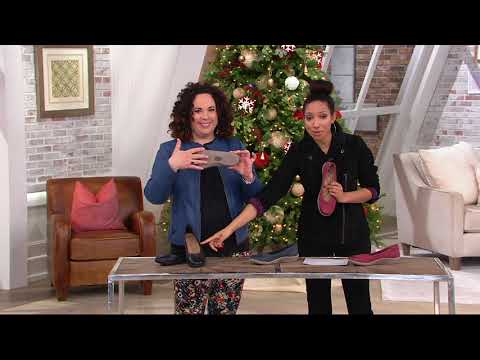 Earth Origins Perforated Slip-On Flats - Lexi on QVC