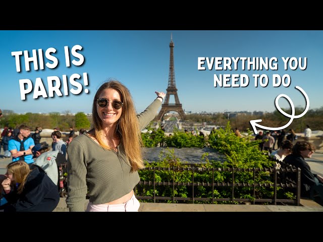 Travel vlog - INCREDIBLE 2 DAYS IN PARIS FRANCE | Top Things to Eat, See, & Do (and NOT DO!)