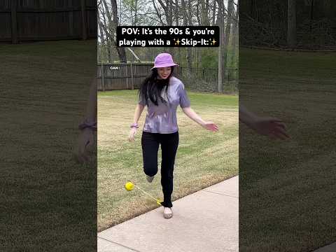 POV: It’s the #90s & you’re playing with a “Skip-It” #nostalgia #millennials #90sgirl