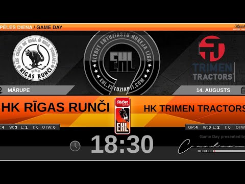 2020 08 14 HK Rīgas Runči - HK Trimen Tractors