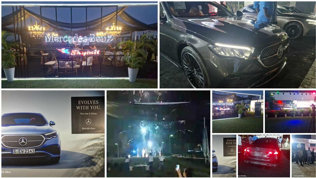Watch the Breathtaking Moment Mercedes-Benz Nigeria Launched 2025 Models Amid Superlative Fireworks