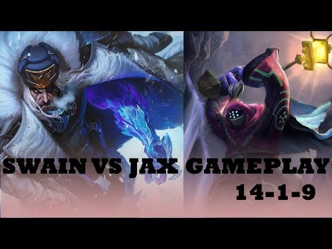 SWAIN VS JAX TOP  - Swain GamePlay S8 RANKED -Swain TOP - League of Legends