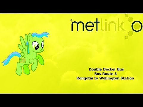 Wellington Double Decker Bus: Route 3 - Rongotai to Wellington Station