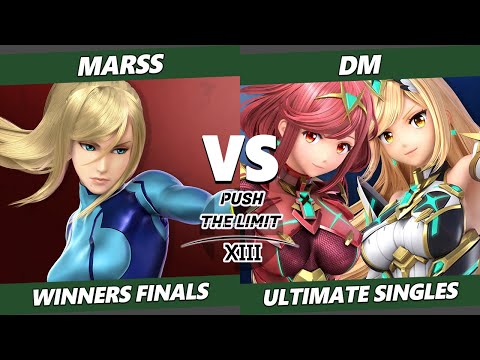 Push the Limit 13 Winners Finals - Marss (ZSS) Vs. DM (Pyra Mythra, Steve) SSBU Ultimate Tournament