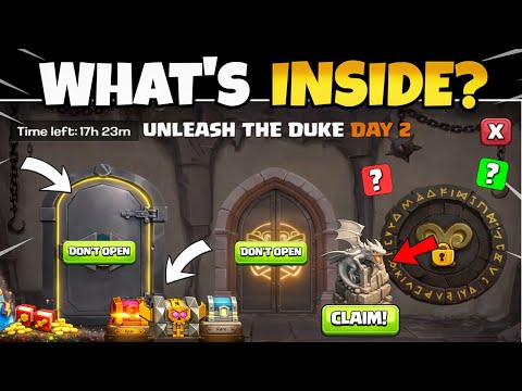 Unleash the Duke Day 2 😱 What’s Behind These Doors? | Clash Of Clans Prediction