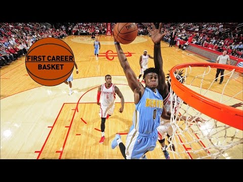 Emmanuel Mudiay Hits a Three for His First Career Points