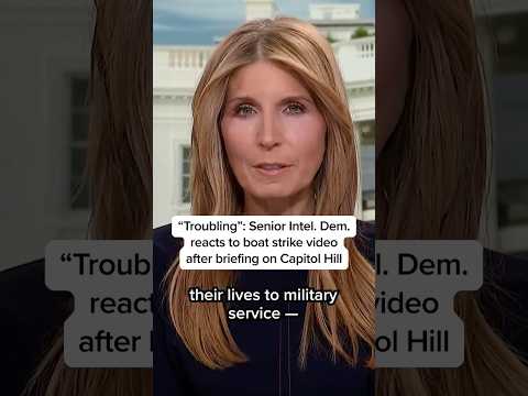 ‘Troubling’: Senior Intel. Dem. Reacts to boat strike video after briefing on Capitol Hill
