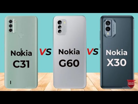 Nokia C31 VS Nokia G60 VS Nokia X30 @smartphonebox5g