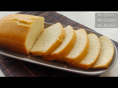 Vanilla Sponge Cake without oven | Simple Sponge Cake Recipe | Sadika's Kitchen