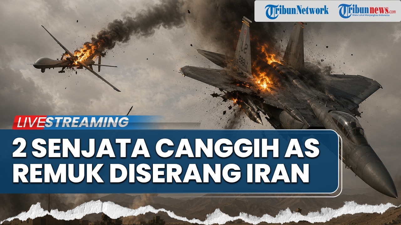 2 Senjata Militer AS Dihancurkan Pasukan Iran, Jet Tempur F-15 hingga Drone Tempur MQ-1 Remuk