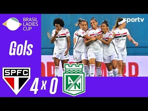 Gols e lances de São Paulo x Atlético Nacional