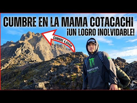 Lo logramos, Cumbre mama Cotacachi 🤩