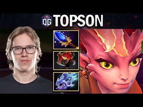 OG.TOPSON DARK WILLOW WITH AGHANIMS-MOON SHARD - DOTA 2 7.27 GAMEPLAY