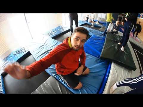 Trampoline freestyle first competition 2019