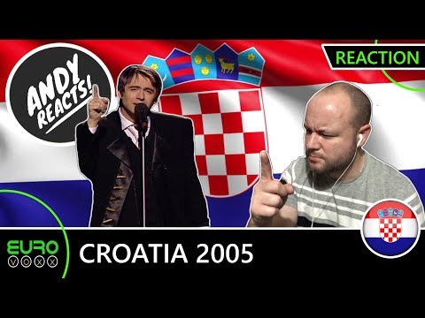 ANDY REACTS! CROATIA EUROVISION 2005 (BORIS NOVKOVIC) REACTION!