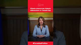 Canada Faces Separation Test as Alberta Announces Referendum Vote | DWS News | AC1I