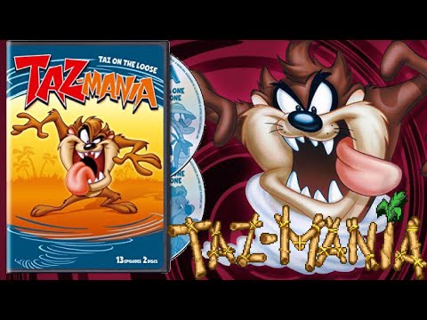 Taz-Mania Season 1 Part 1 - Taz On The Loose DVD Unboxing