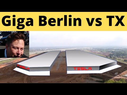 Tesla Giga Texas vs Giga Berlin Size: Leveling To Start Soon After Rains