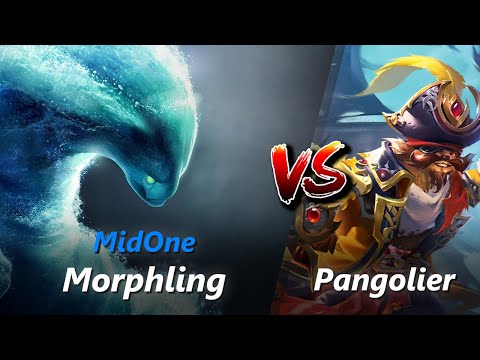 MidOne safelane Morphling vs Pangolier/Enchantress | First 10 minutes