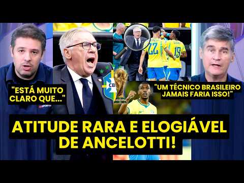 “VOCÊS REPARARAM??? Isso que o ANCELOTTI FEZ JAMAIS seria FEITO por um TÉCNICO BRASILEIRO! Ele…”