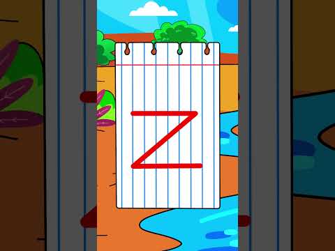¿Sabes Escribir La Letra Z? | Aprende Caligrafía Con Nacho 👦🏻📚 | Escritura #kids #escribir #niños