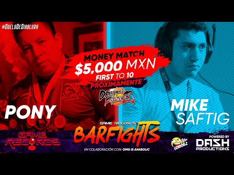 BarFights DBFZ MM5K Pony vs MikeSaftig Abril 6 2019