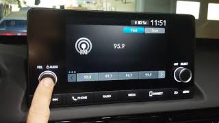 2022 Honda Civic 7" audio infotainment diagnostic hidden menu