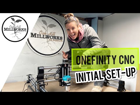 Onefinity CNC - Initial Set-Up and Cable Management for your CNC Table