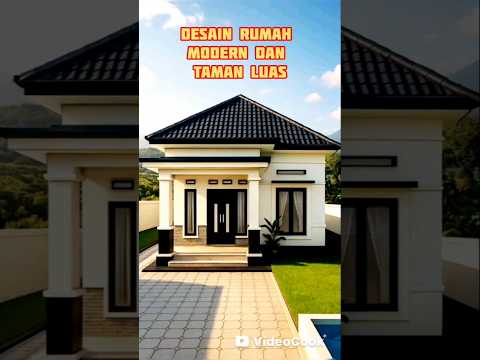Desain Rumah modern dan taman luas #vidioshort#desainrumah #rumahmodern #rumahminimalis