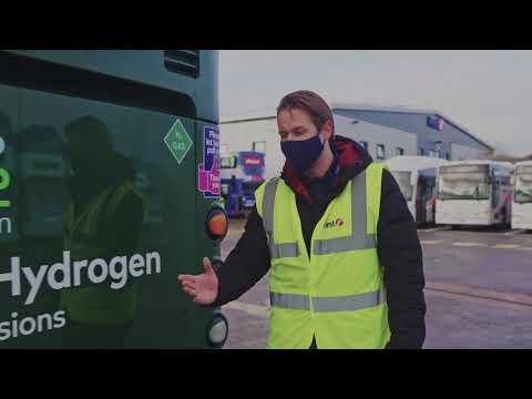 World-first hydrogen double-deckers enter service