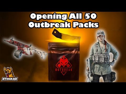 Opening All 50 Outbreak Packs In Rainbow Six Siege - Operation Chimera