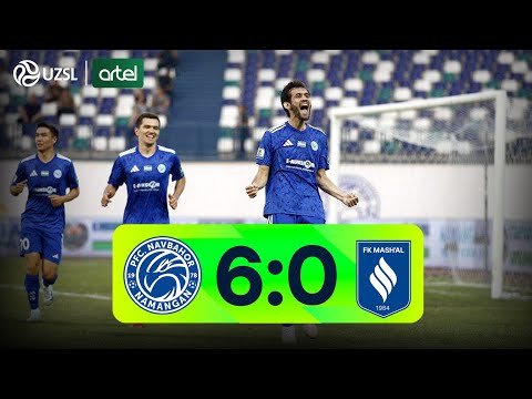 Superliga 14-tur. Navbahor - Mash’al bahsida kiritilgan gollar va xavfli vaziyatlar (Highlights)