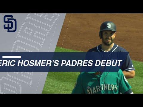 Hosmer's debut with the Padres in Spring Training