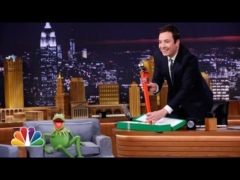 Kermit the Frog Has a Gift for Jimmy