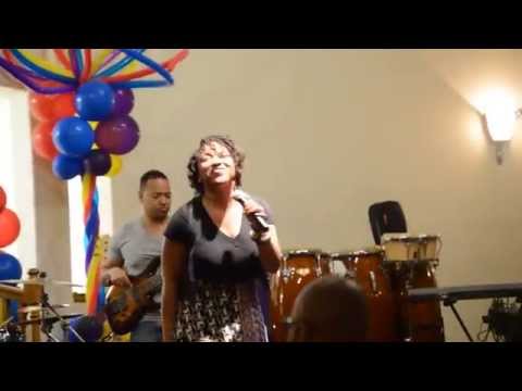 Charlin Neal ( New Breed ) sing at a Benefit Concert