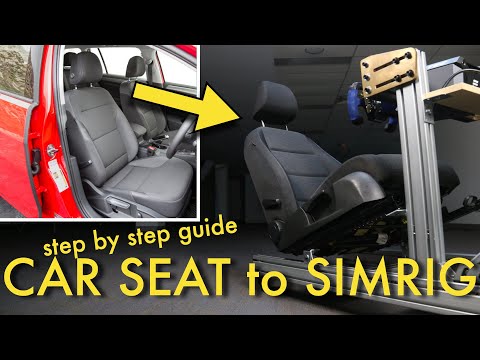 Put a Real Car Seat on your Simracing Cockpit! How, Why, and Why Not!?