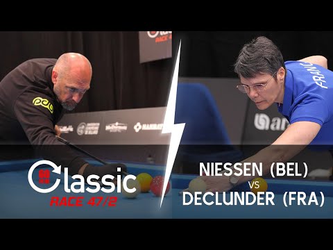 Classic Race 47/2 - Magali DECLUNDER (FRA) vs Patrick NIESSEN (BEL)