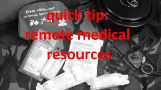 preview picture of video 'quick tip remote medical resources'