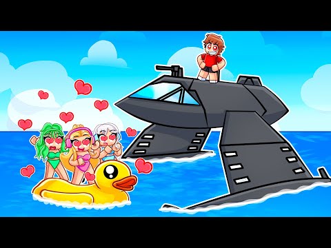 Rizzing Girls With The NEW STEALTH BOAT In Roblox SHARKBITE!