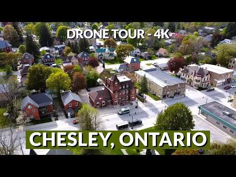 🌟 Chesley, Ontario 🚁✨4K Drone