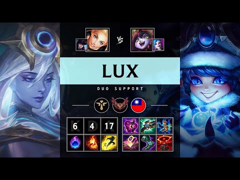 Lux Support vs Lulu: Killing spree - TW Grandmaster Patch 14.24