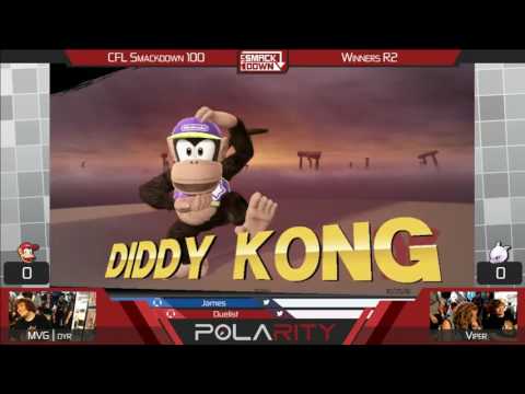 CFL Smackdown 100 WiiU - MVG dyr (ZSS) vs Viper (Mewtwo) - Winners R2