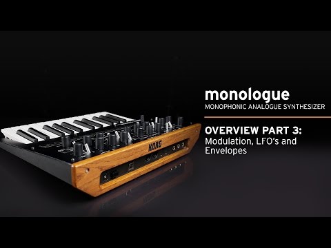 Korg monologue Video Overview Part 3: Modulation, LFO, Envelope [with CC]