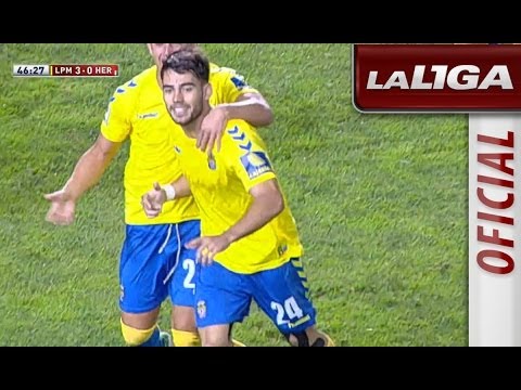 Gol de Tana (3-0) en el UD Las Palmas - Hércules CF - HD