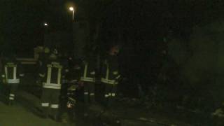 preview picture of video 'Incendio autocarro a Bazzano 29/05/2011'