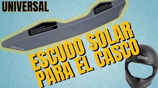 ¿Cómo protegerse del sol en moto? SUNAX Escudo Solar casco y alternativas: Gafas, visor y visera