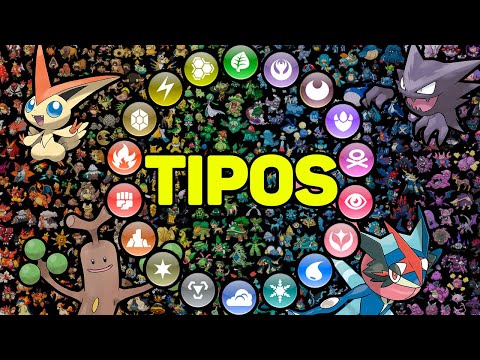 OS TIPOS DE TODOS 908 POKÉMON !! + Mega Evoluções, Gigantamax e Formas Alternativas!!