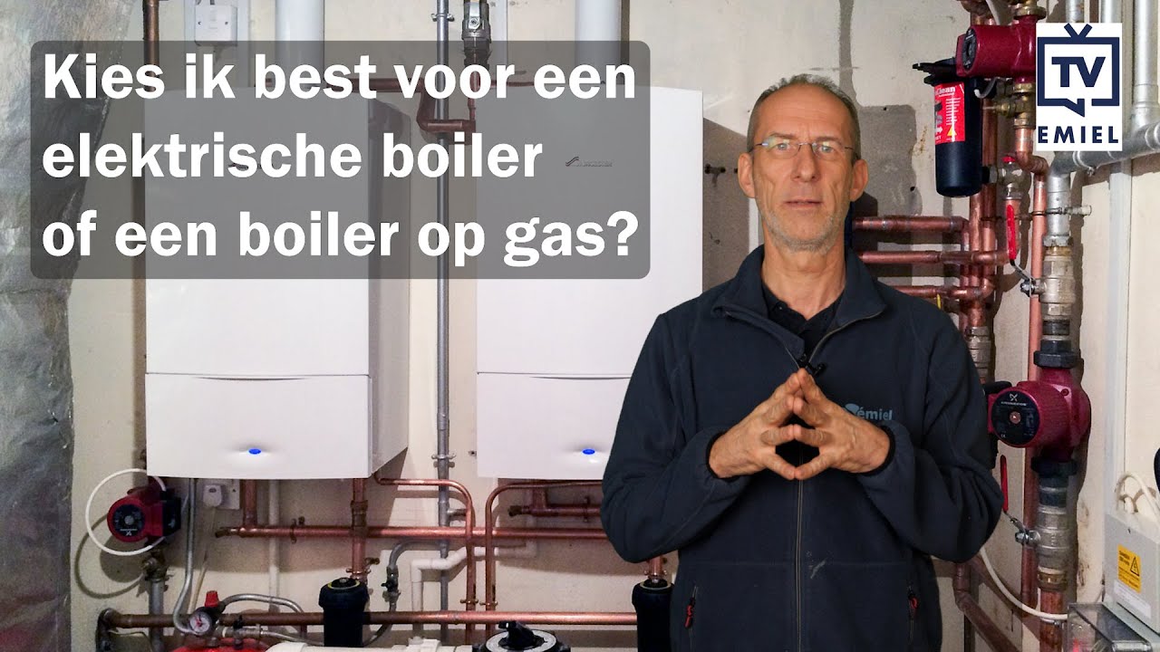 Elektrische boiler of gasboiler 