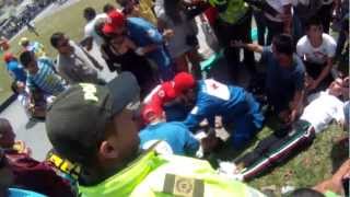 preview picture of video 'Grave accidente carrera feria de manizales'