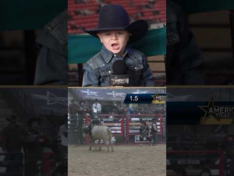 JB Mauney & His Son Jagger Watching Bull Riding Together